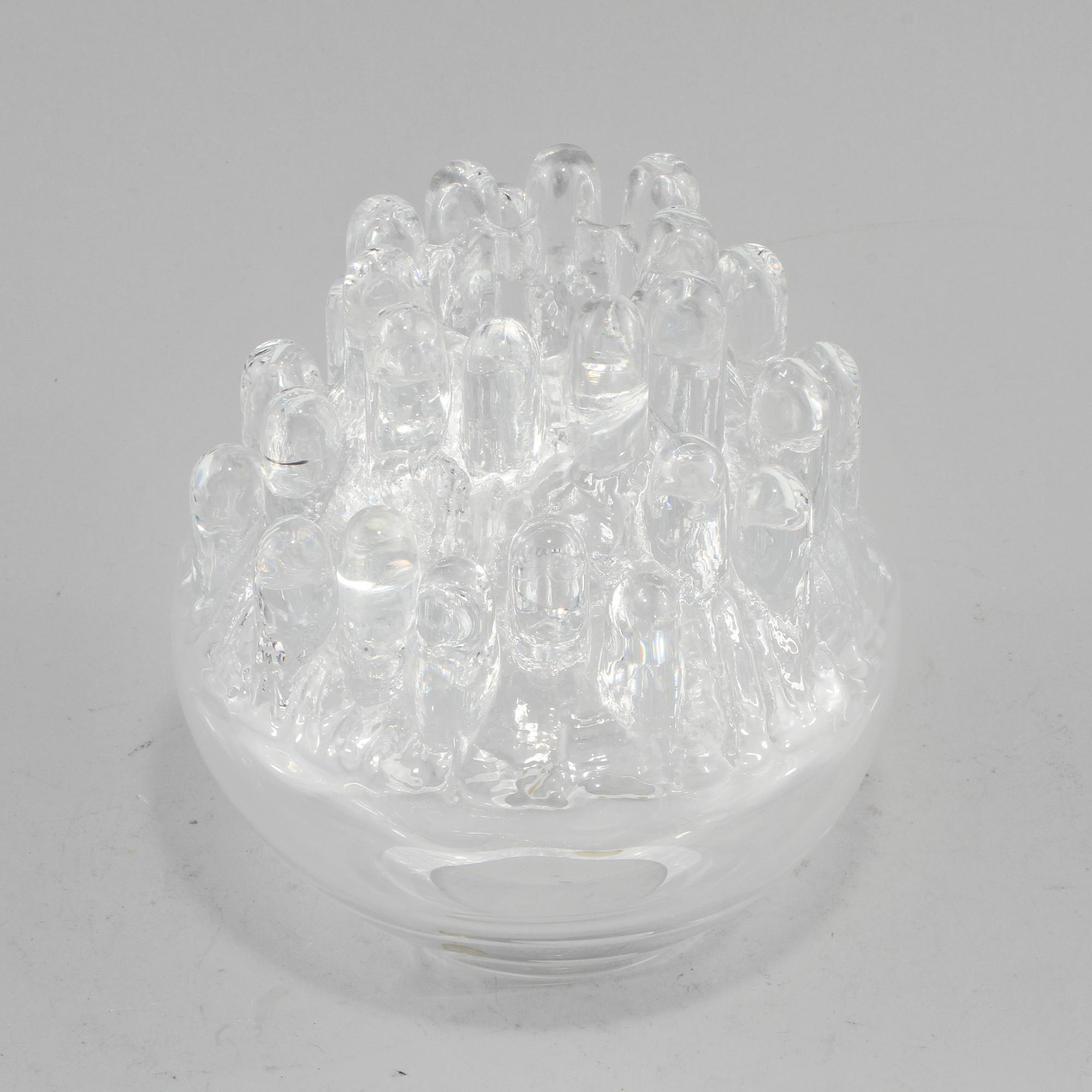 LJUSLYKTA, glas, Göran Wärff, signerad, Kosta, 1900-talets andra hälft.