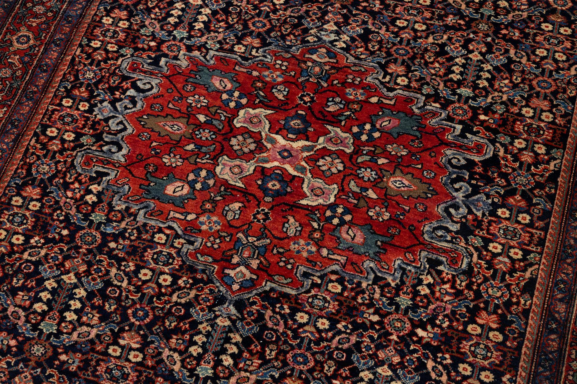 A Bidjar rug, West persia, c. 180 x 127.