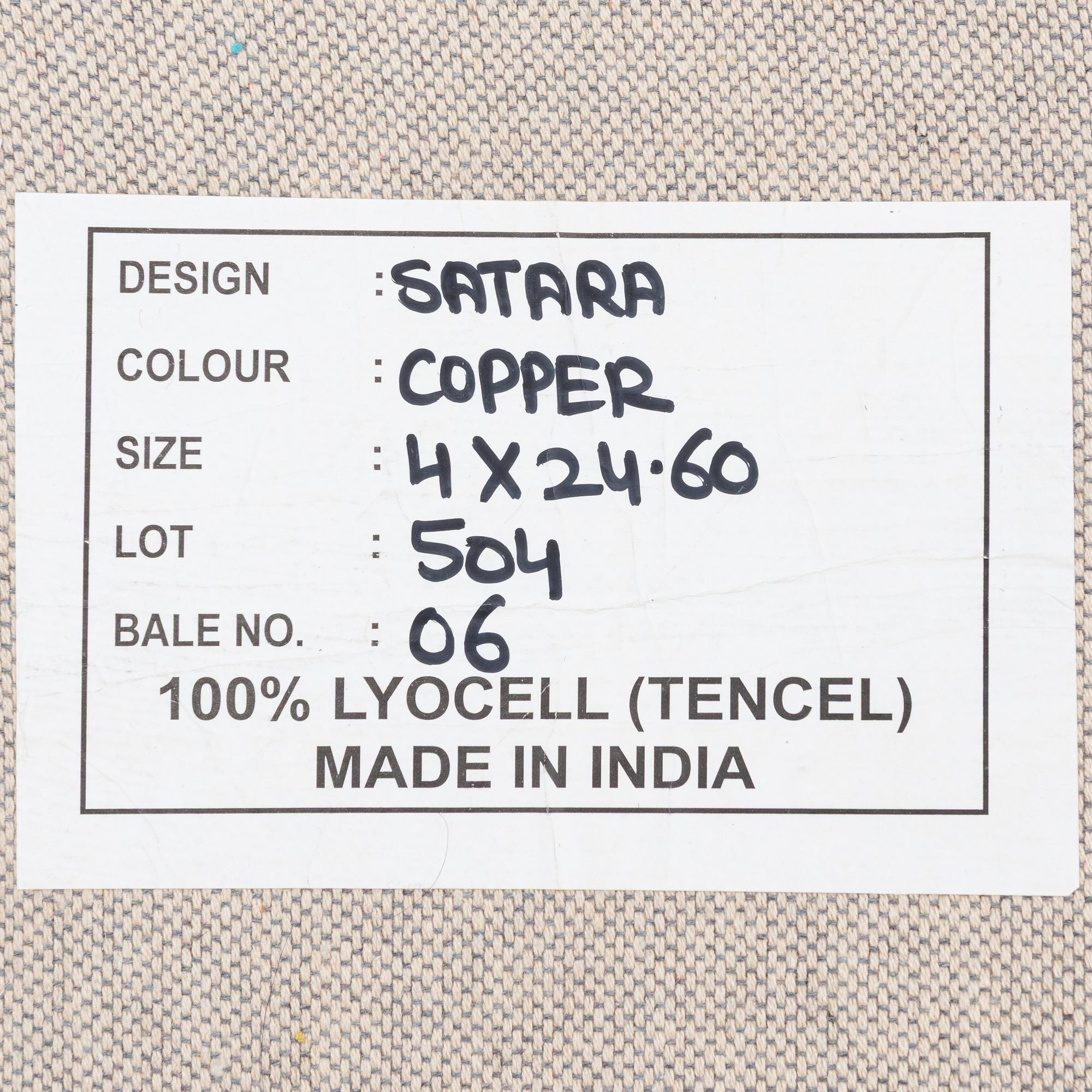 Rug, Satara, "Copper", India, approx. 300 x 270 cm.