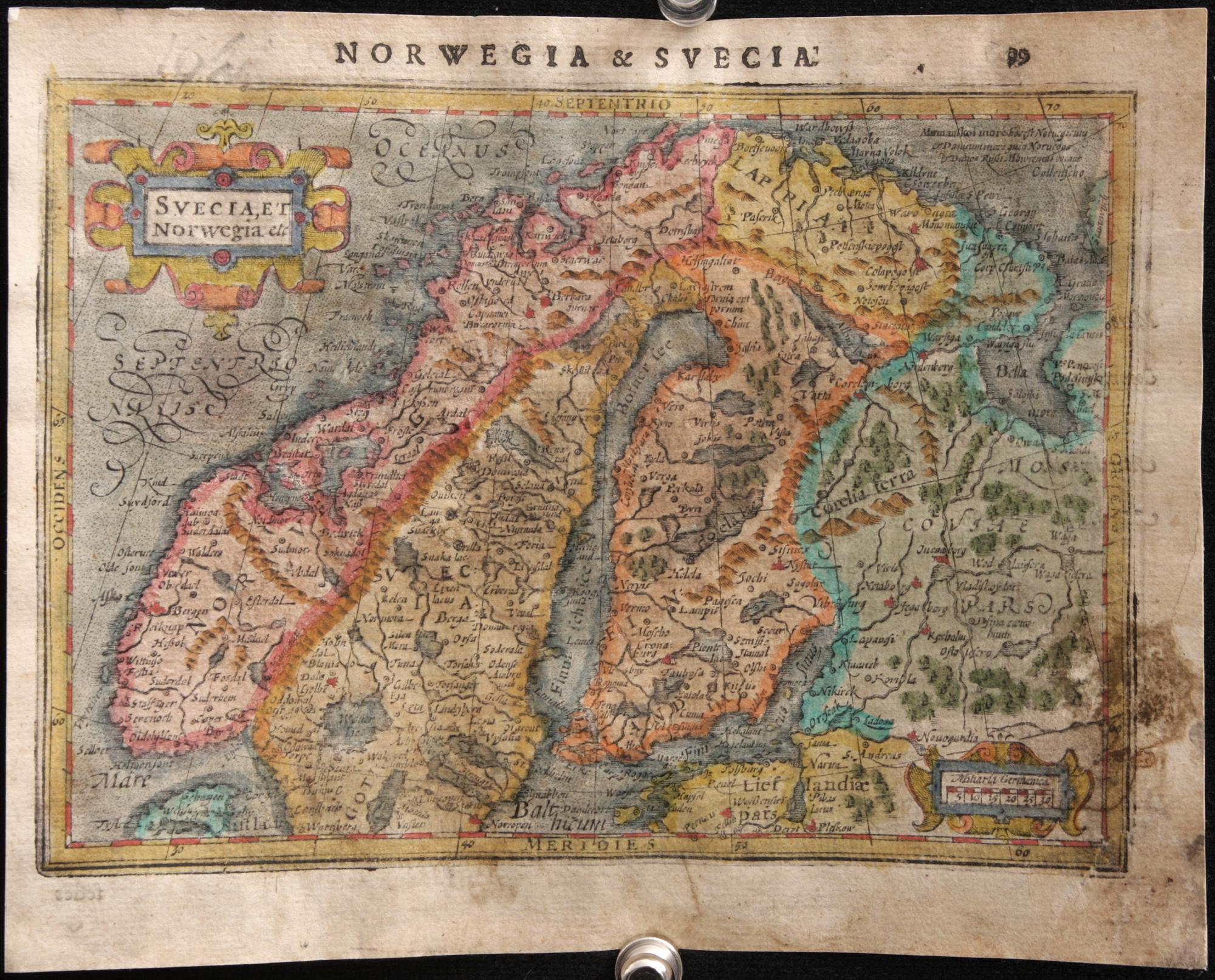 KARTOR, 2 st, Mercator 1621.