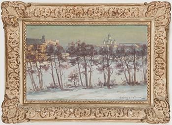 Einar Lagerstam, oil on canvas, signed.