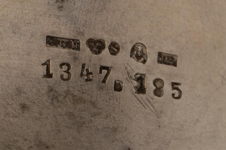 BÄGARE, 3 st, silver, 1900-tal, vikt ca 750g.