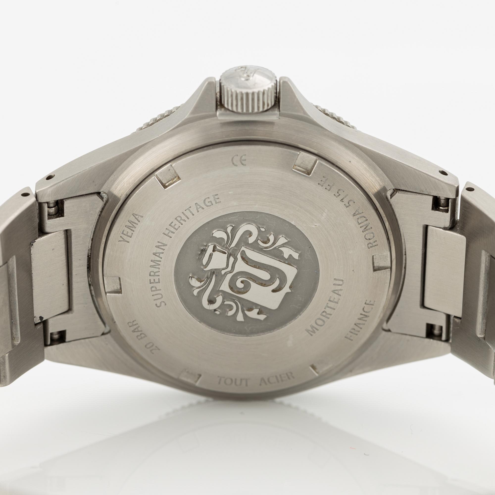 Yema, Superman Heritage, armbandsur, 39 mm.