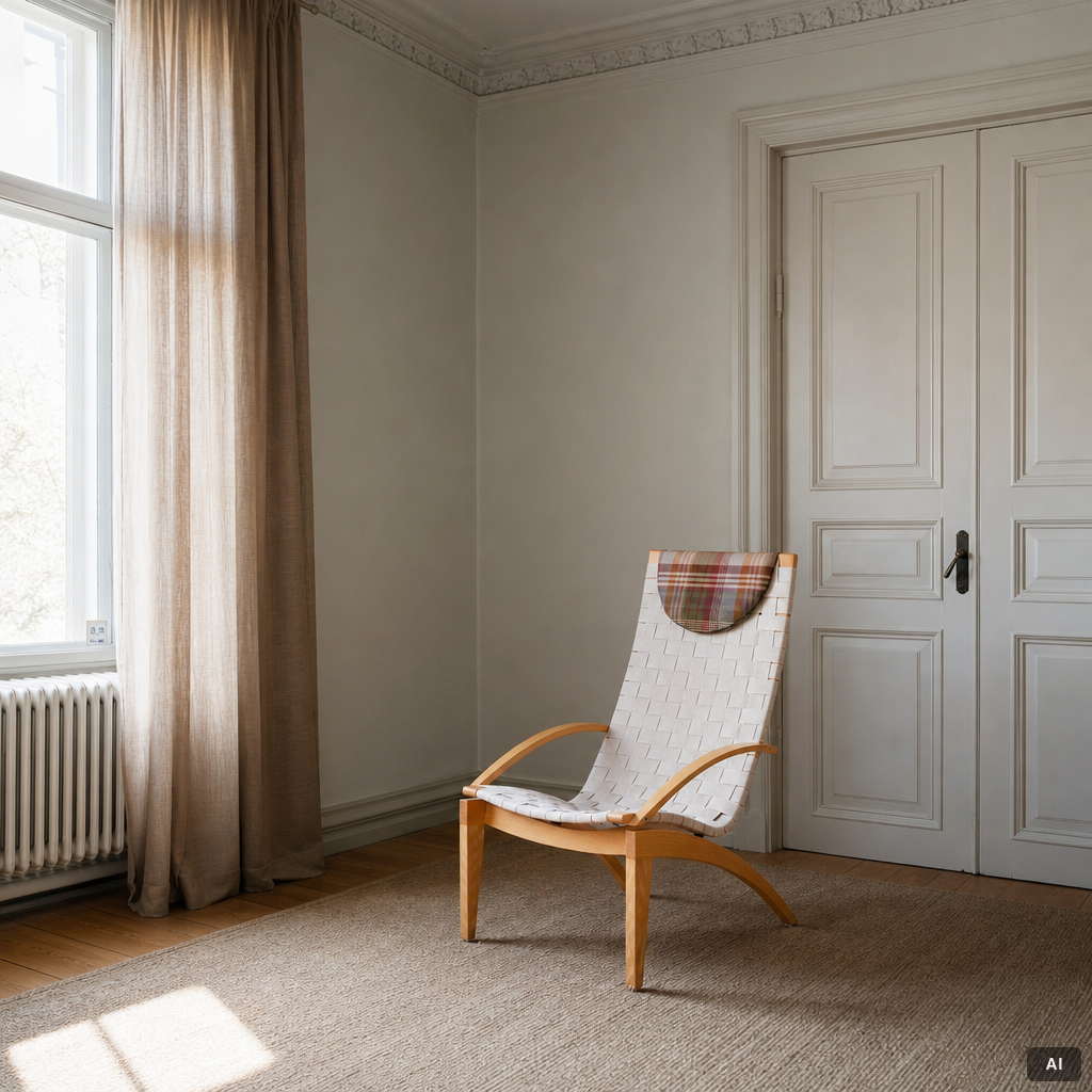 Lasse Pettersson & Lennart Notman, "Cornet", armchair, Swedese, 1990s.