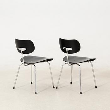 Egon Eiermann, chairs 4 pcs "SE 68", Wilde & Spieth 2000s.