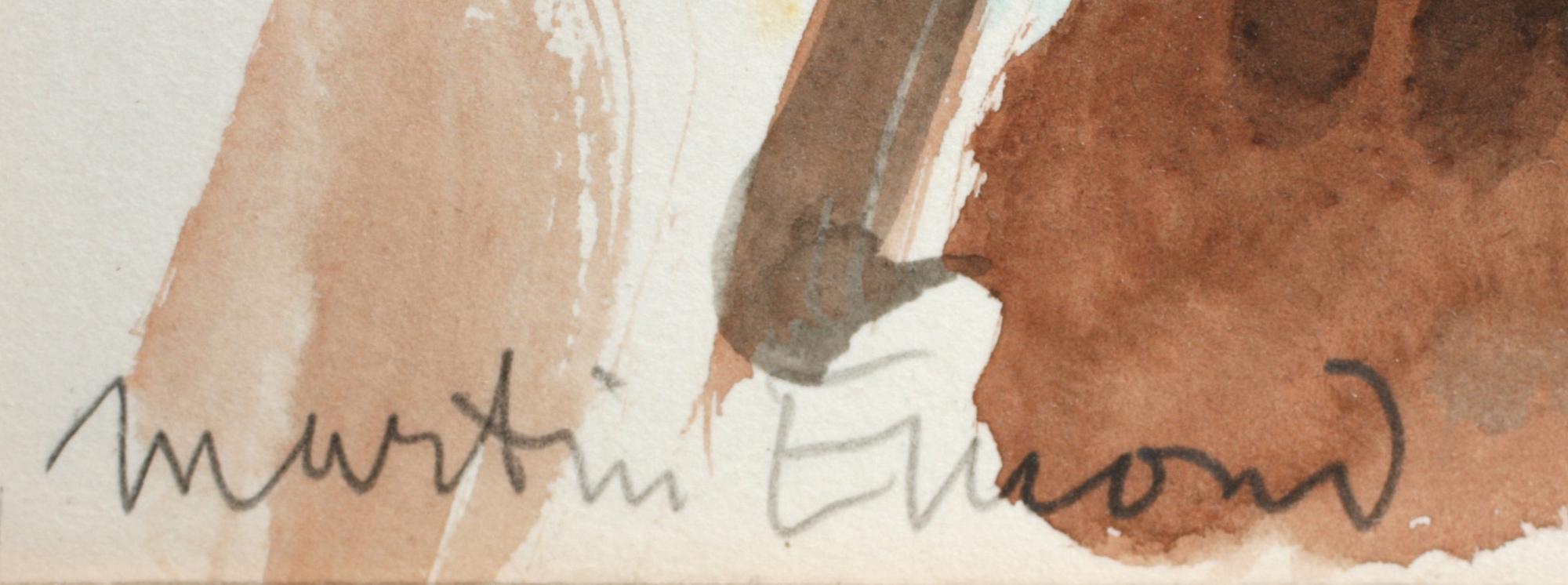 MARTIN EMOND, akvareller, 3 st, sign.