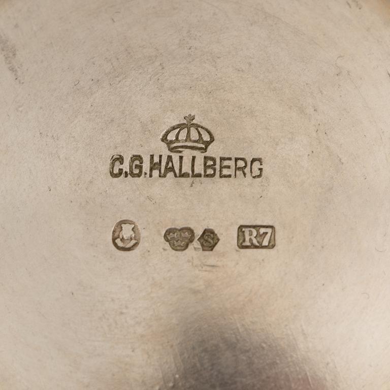 A Swedish Silver Cup, mark of CG Hallberg, Stockholm 1919.