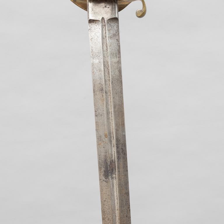 Sabel, svensk, 1800-tal.