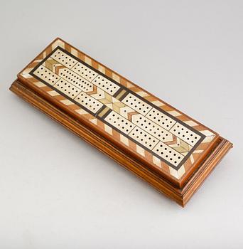 SPELBRÄDE, för cribbage, England, omkring år 1900.