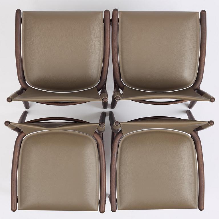 Antonio Citterio, stolar, åtta stycken, "Jens", B&B Italia, Italien, efter 2017.