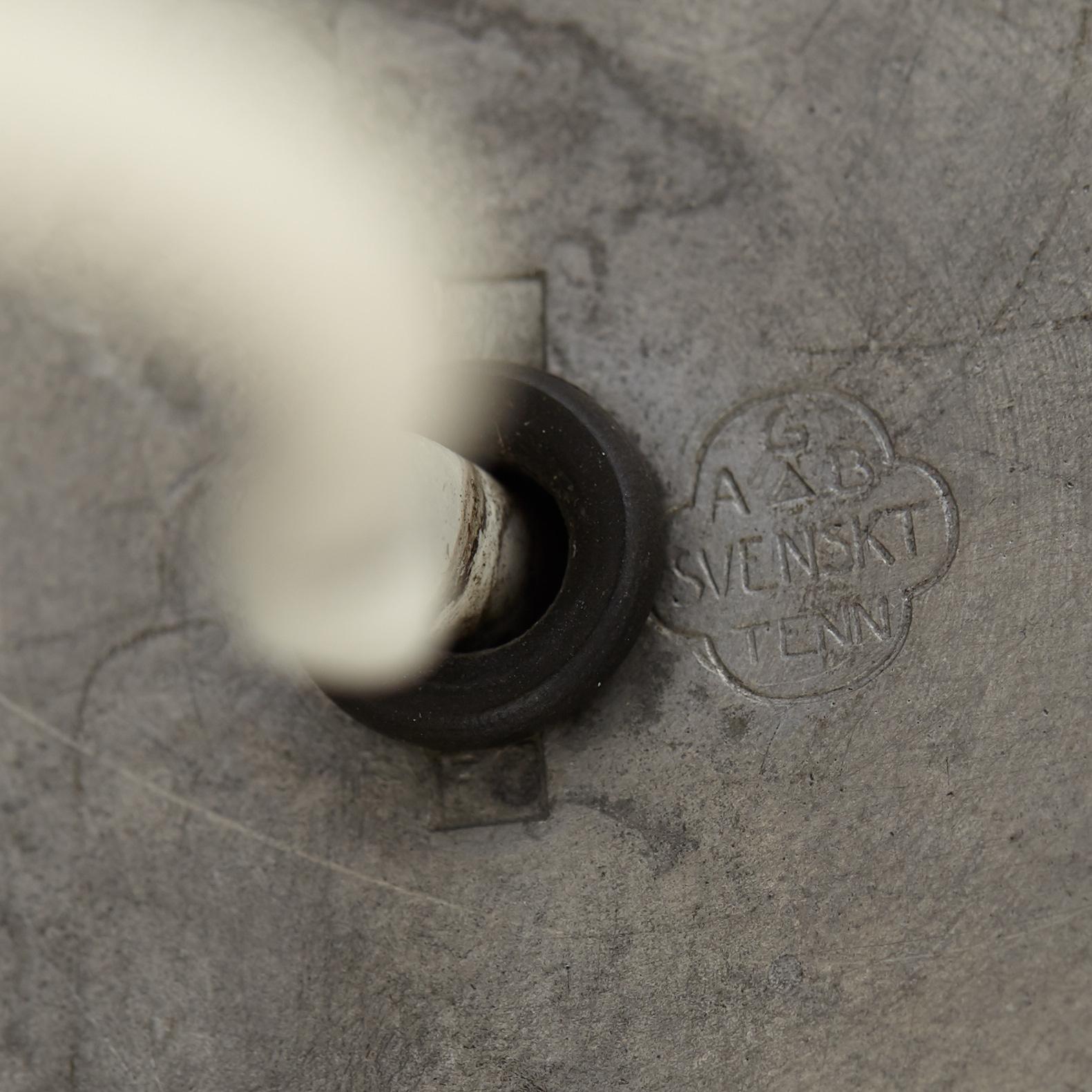 A 1920's Swedish Grace table lamp by GAB.