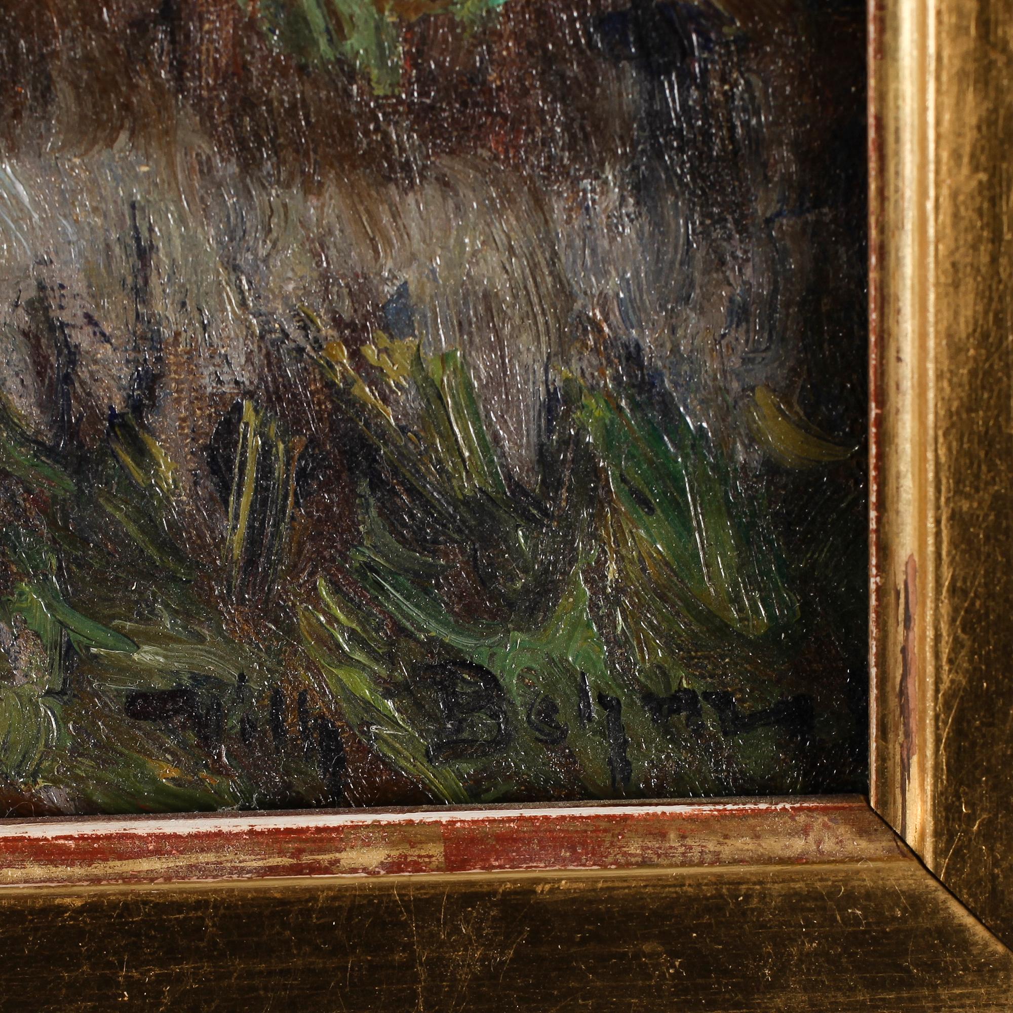 WILHELM BEHM, olja på duk, signerad.