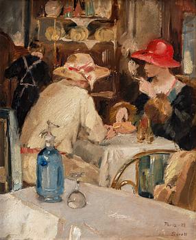 327. Greta Gerell, Restaurant scene, Paris.