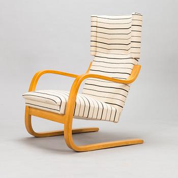 Alvar Aalto, fåtölj, modell 36/401,  O.Y. Huonekalu- ja Rakennustyötehdas A.B. 1900-luvun puoliväli.