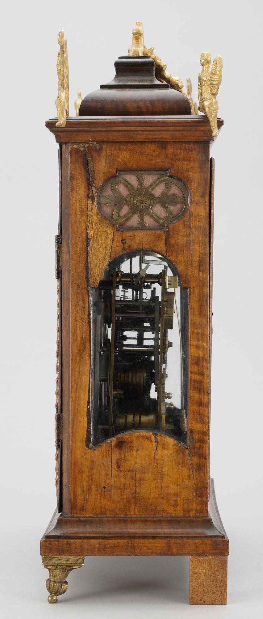 An Austrian 18th cent bracket clock by Joseph Kramer in Retz.