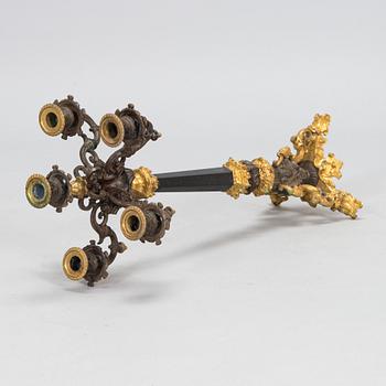 Candelabra, Empire style, second half of the 19th century, France.