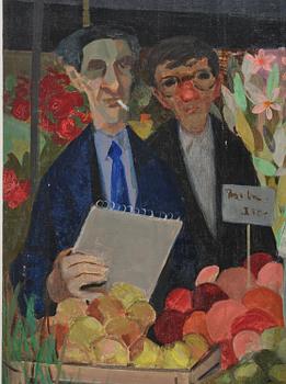 Pelle Åberg, "Torghandel på Hötorget".