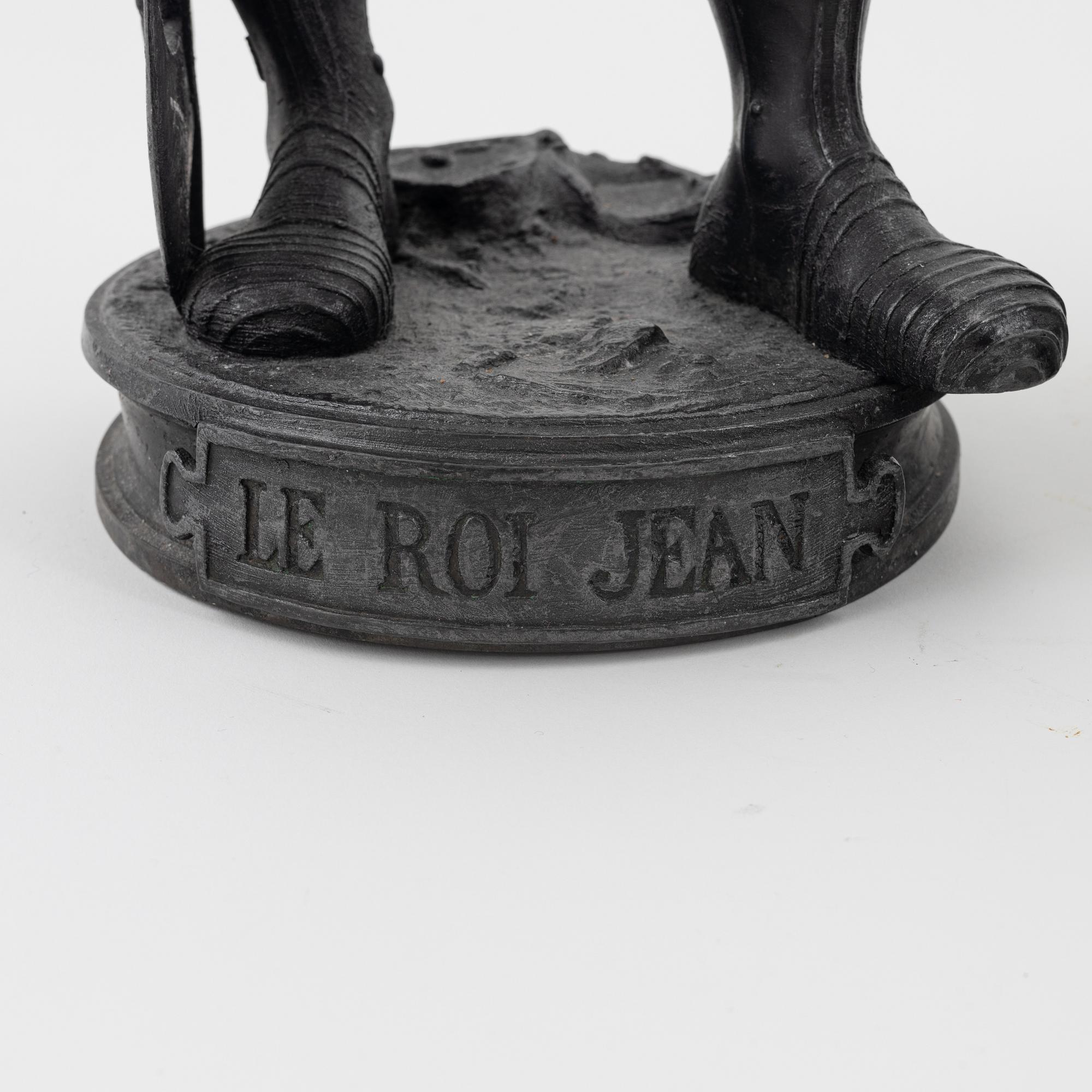 Two sculptures, after Auguste Joseph Peiffer.
