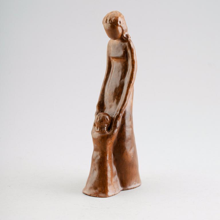 FIGUR, keramik, märkt Dp Hou, 1900-talets andra hälft.