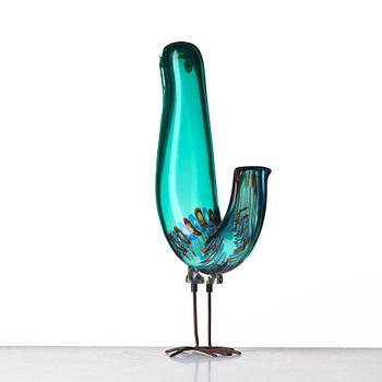 Alessandro Pianon, a "Pulcino" glass bird, Italy, 1960's.