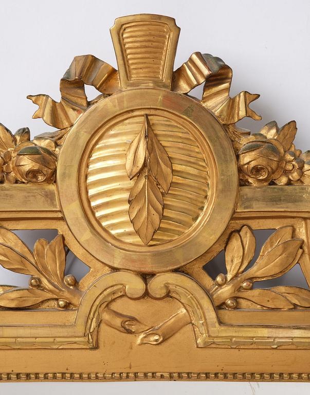 Spegel, Stockholmsarbete, sent 1700-tal, Gustaviansk.