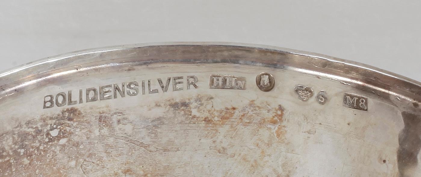 PUNSCHKOPPAR, 11 st, silver, Boliden. 1900-talets första hälft. Vikt ca 360 gram.