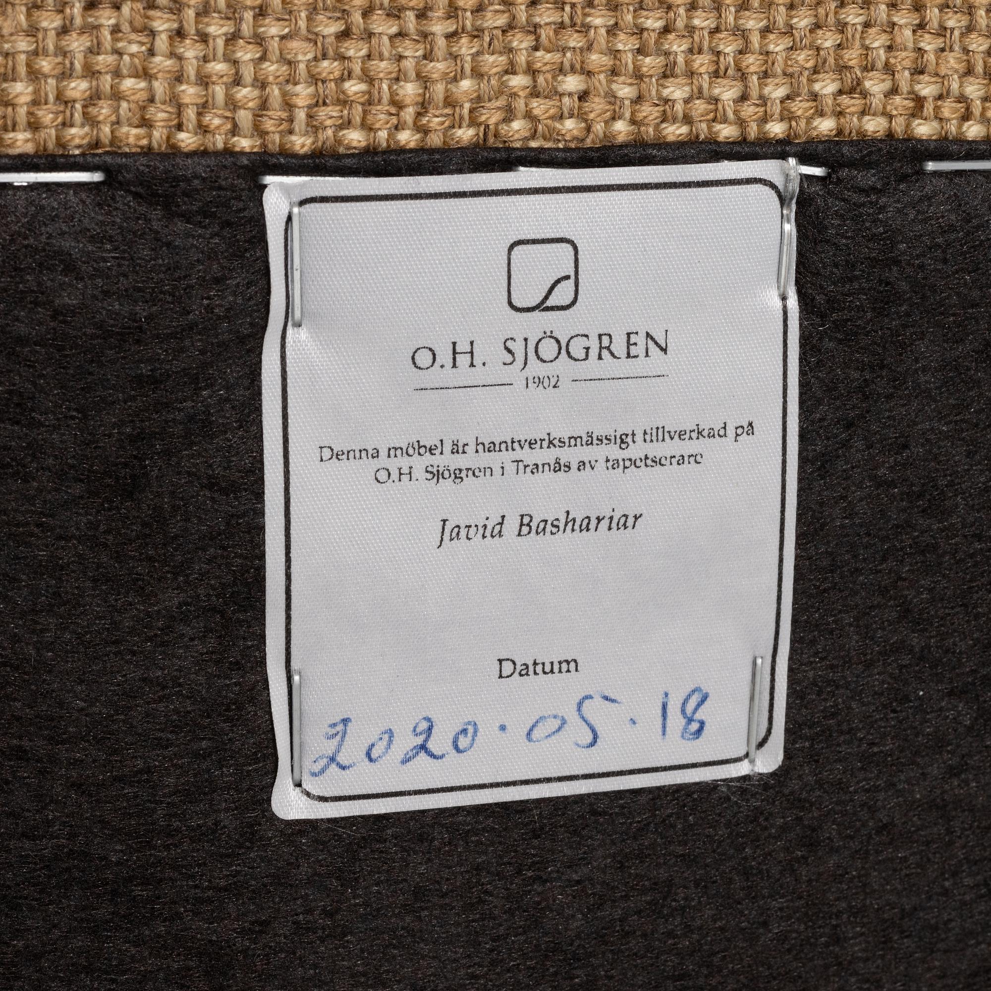 Josef Frank, a model 678 sofa, OH Sjögren for Firma Svenskt Tenn.