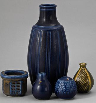 PARTI KERAMIK, 5 delar, "Kåge verkstad", Wilhelm Kåge Gustavsberg.