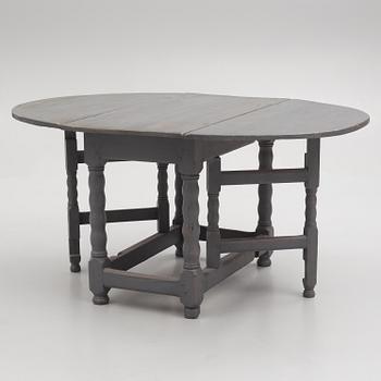 A gate leg table, Sweden, 18th century.