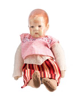 DOCKA, troligen Käthe-Kruse, 1900-talets första hälft.