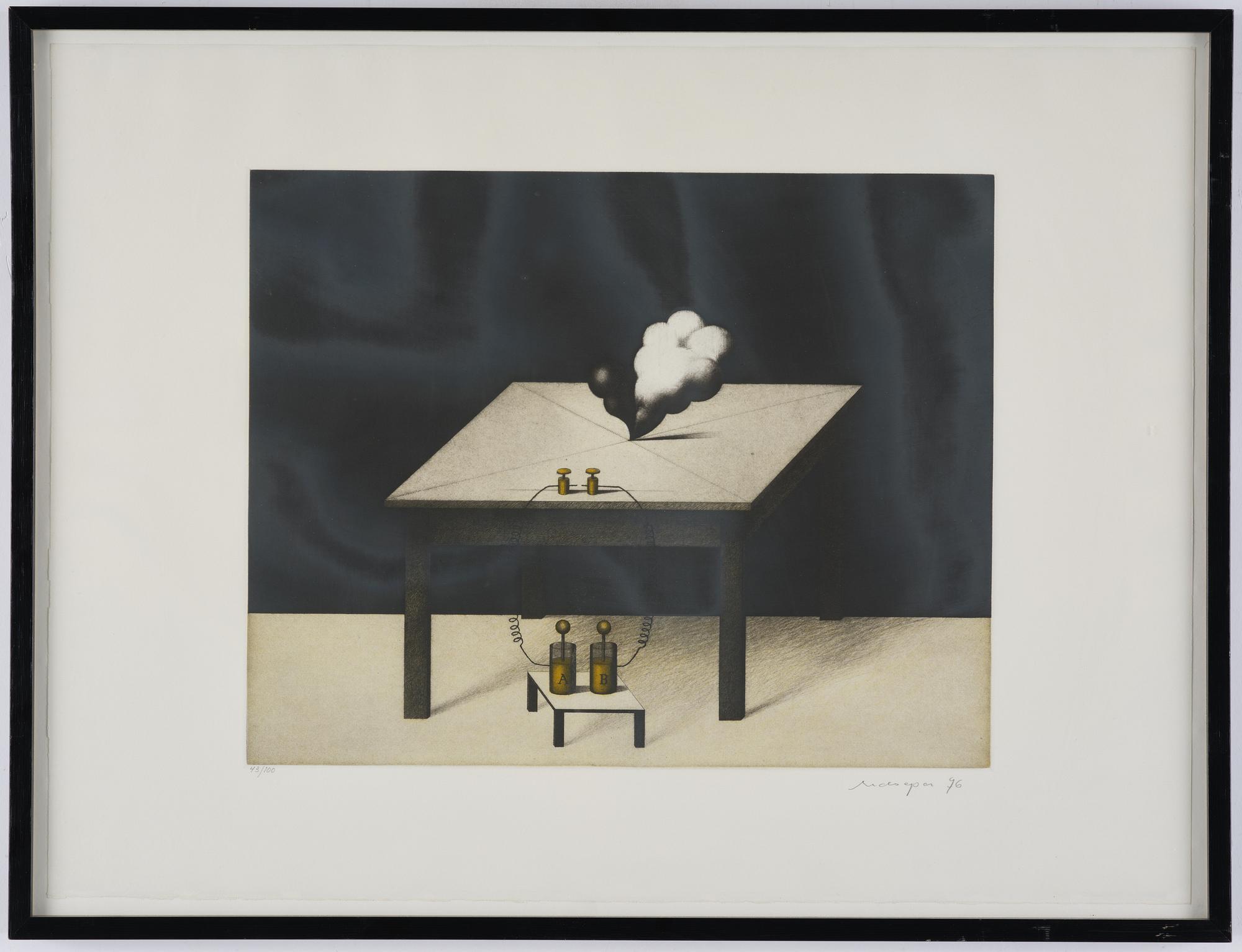 Friedrich Meckseper, Untitled from: "Hommage aux Prix Nobel" (The Nobel Prize Portfolio).