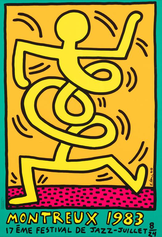 Keith Haring, "Montreux 1983".