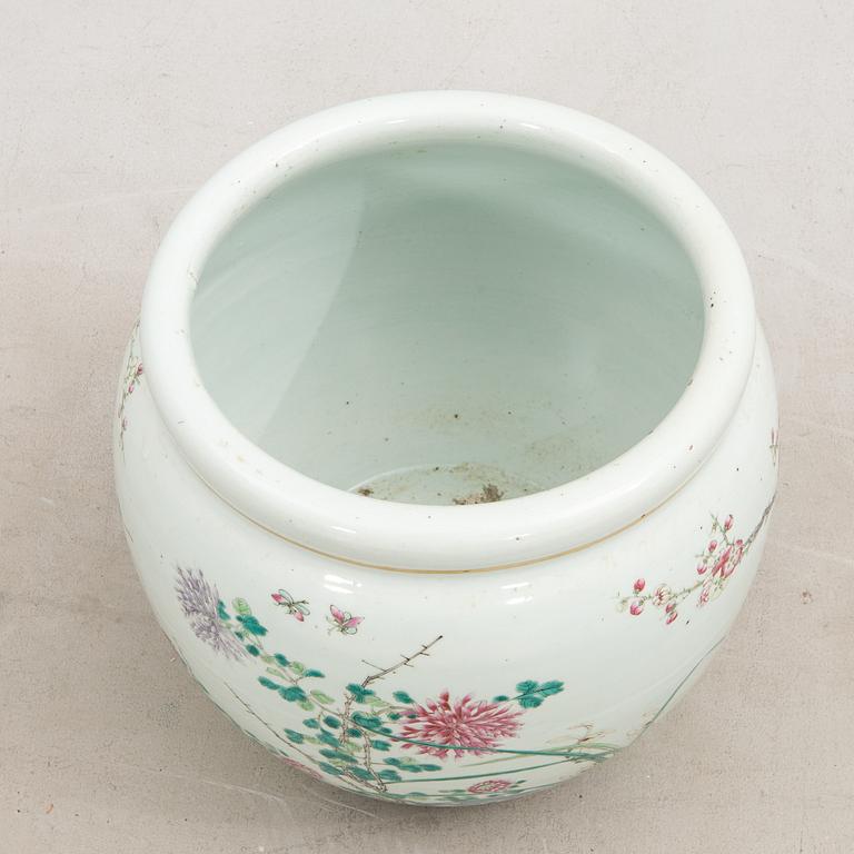 Fiskbassäng, Kina 1800-talets senare del porslin.