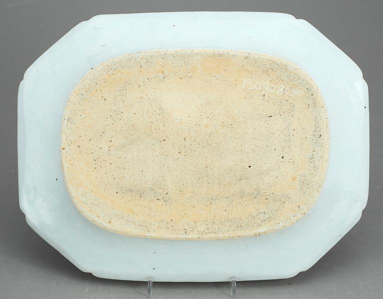 STEKFAT, porslin, Kina, 1700-tal.