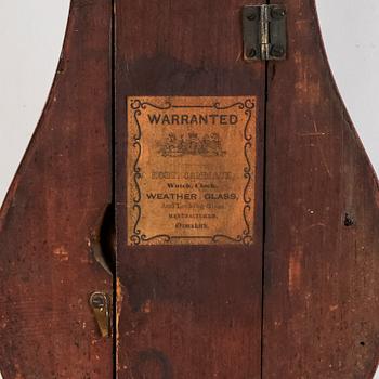 BAROMETER, England, 1800-tal,