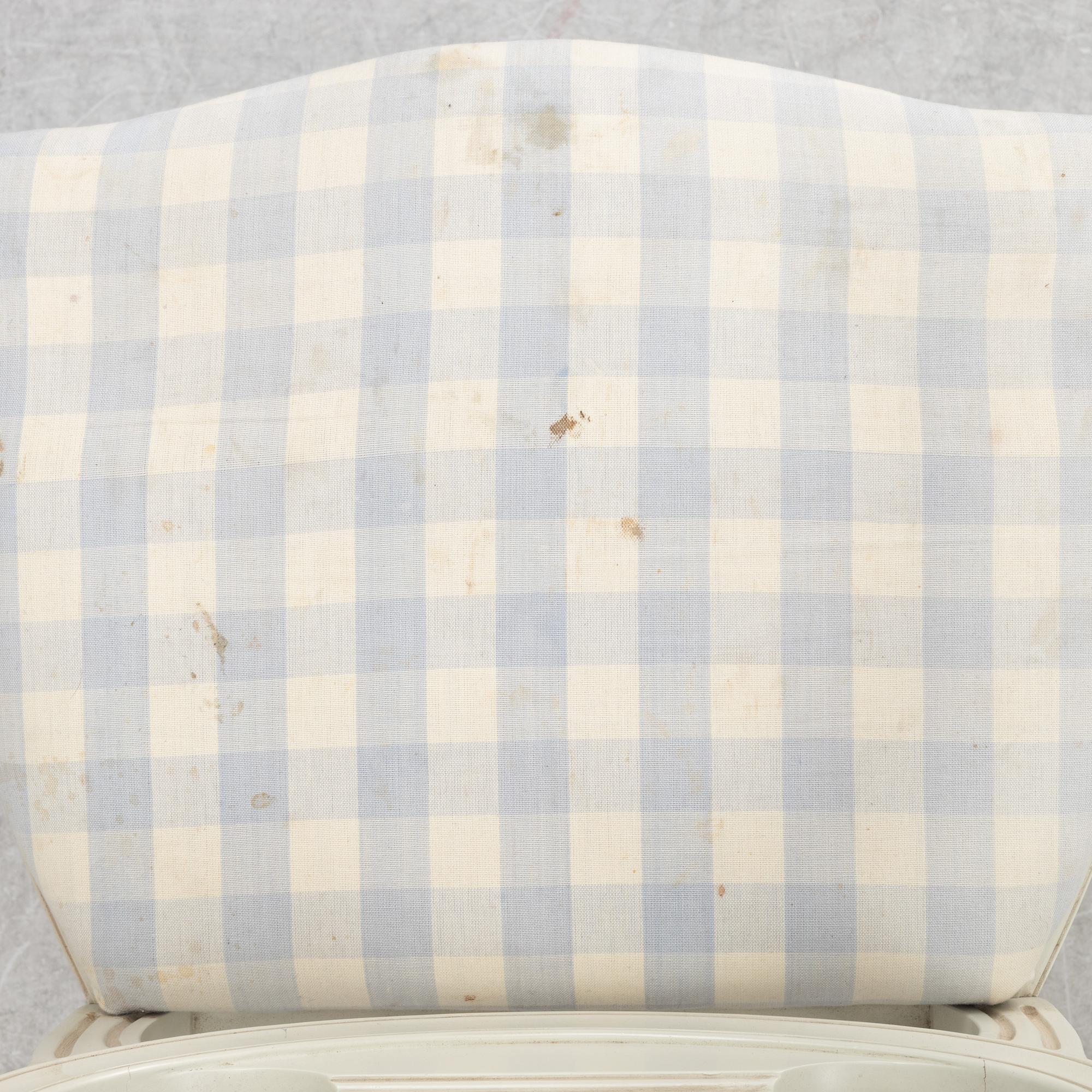 A pair of Gustavian style chairs, second half of the 20th Century.