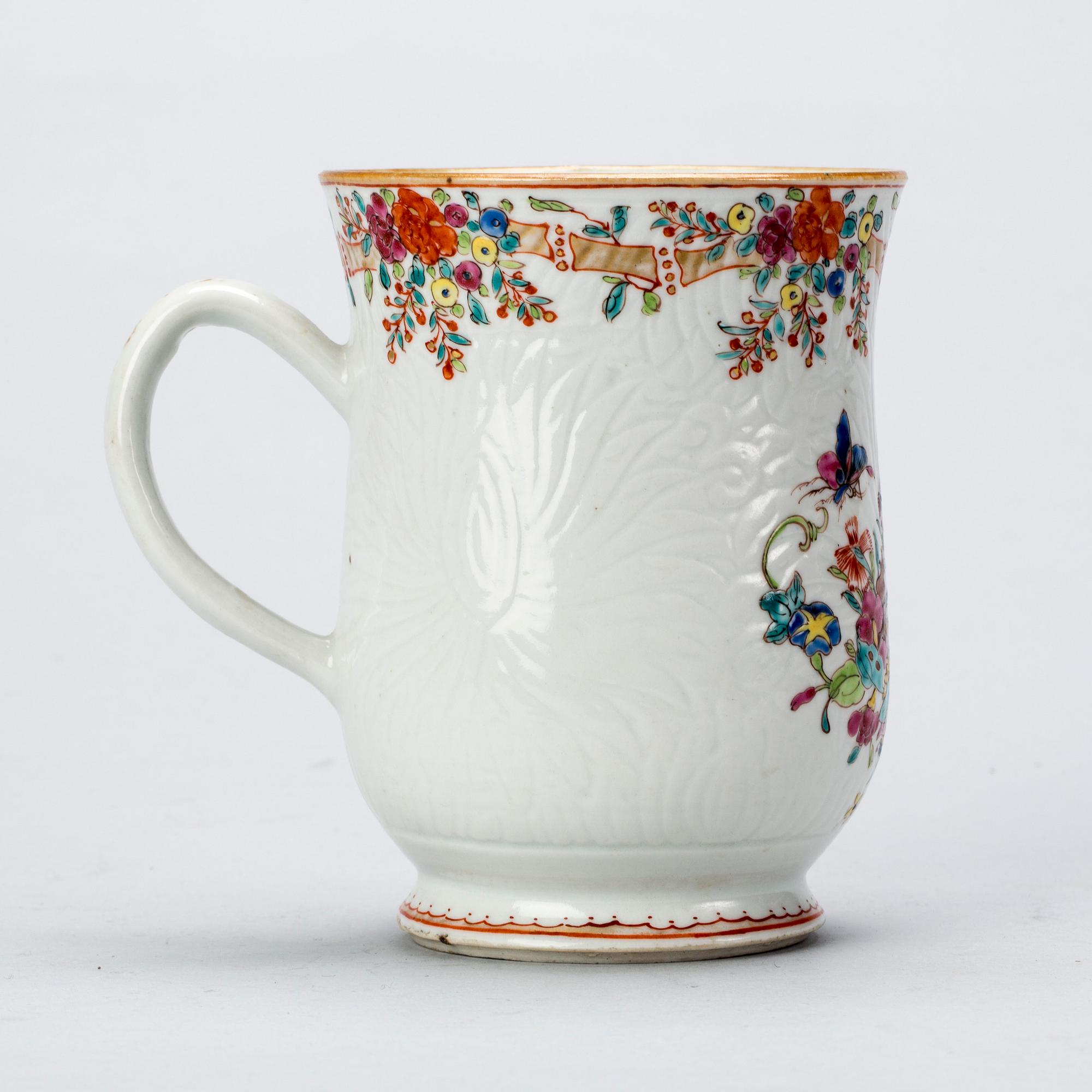 A famille rose jug, Qing dynasty, Qianlong (1736-95).