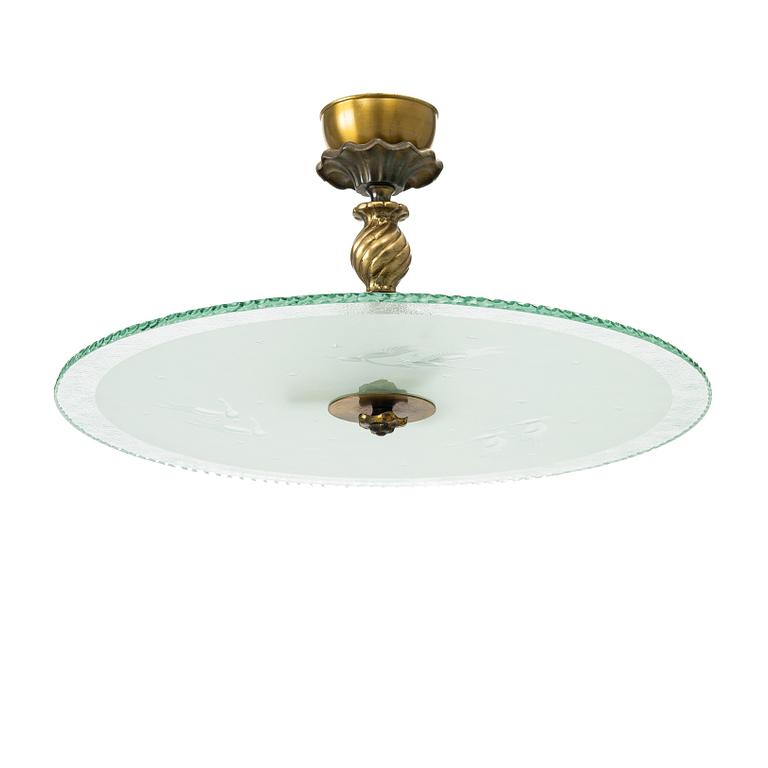 Ceiling lamp, mid-20th century.