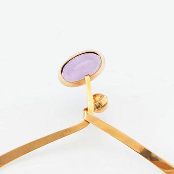 Necklace, 18K with amethyst.
