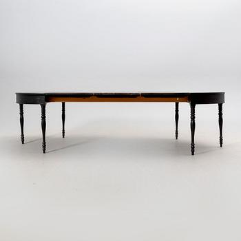A mid 18th century painted dining table.