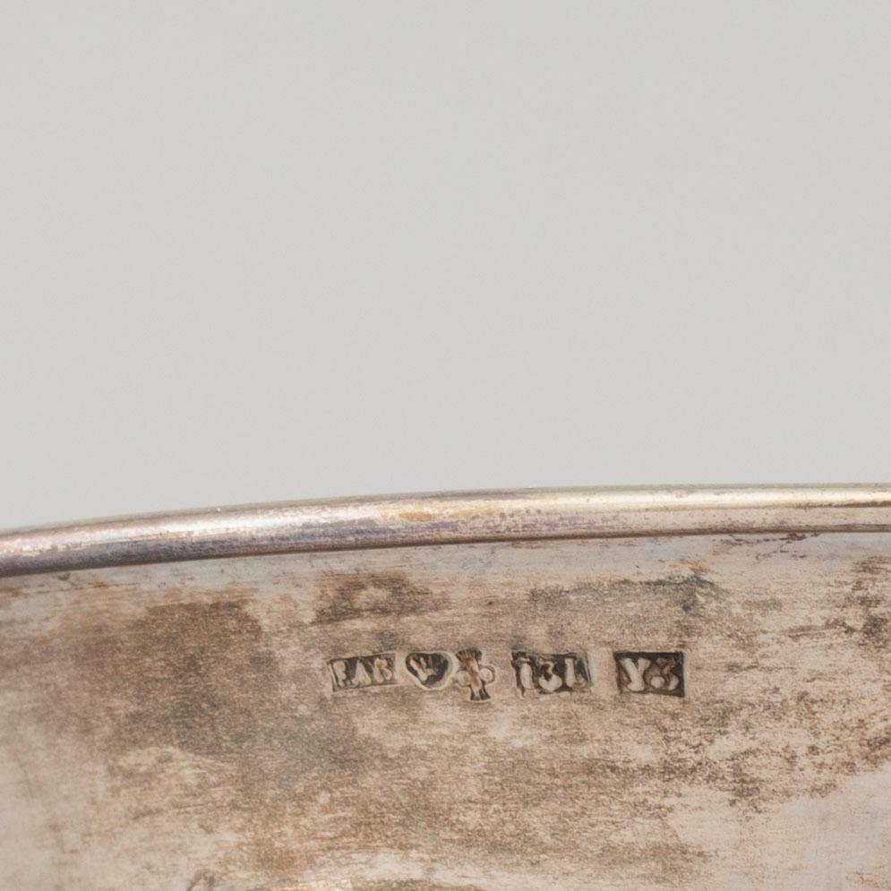 A Finnish parcel-gilt silver bowl, 1880.