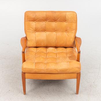 Arne Norell, fåtölj, "Löven", Norell möbel AB, 1900-talets slut.