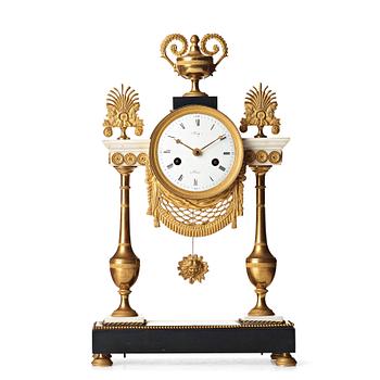 100. A Louis XVI circa 1790 mantel clock.