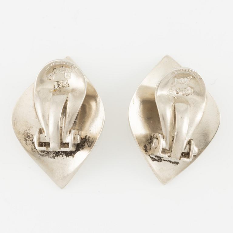 Flavia och Borgila, collier och örhängen, silver.