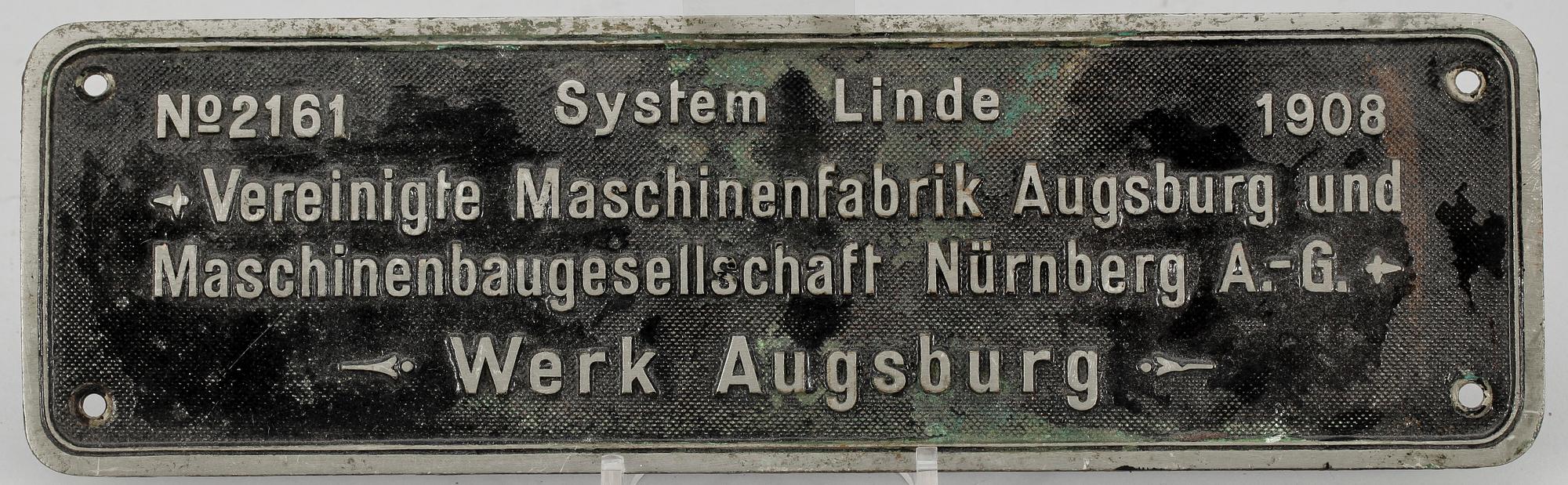 MASKINSKYLTAR, 6 st, mässing, gjutjärn, 1908-1955.