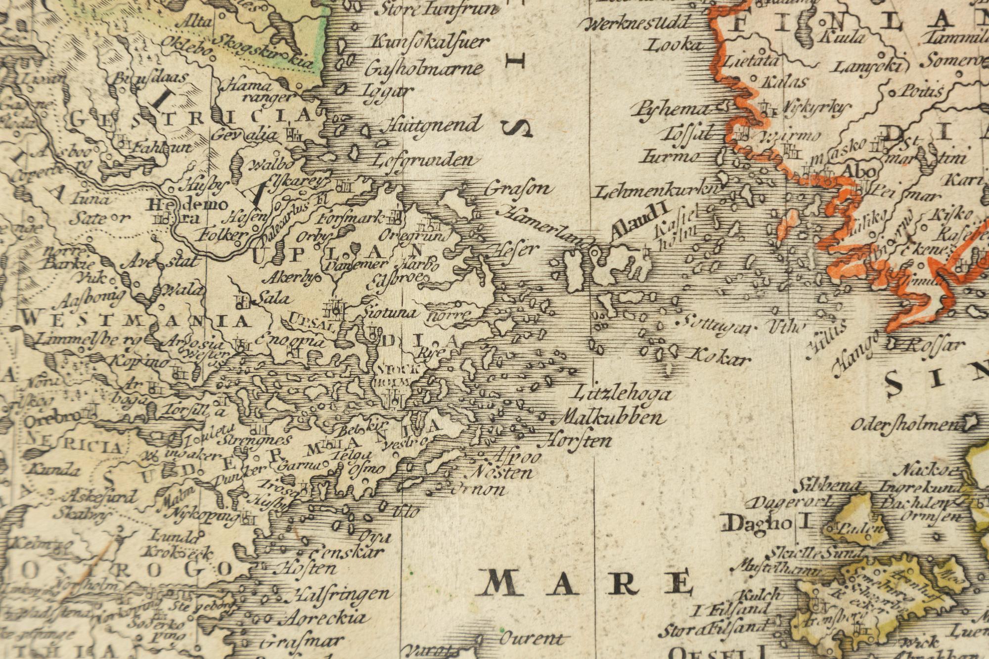 Johann Baptist Homann, "Scandinavia".