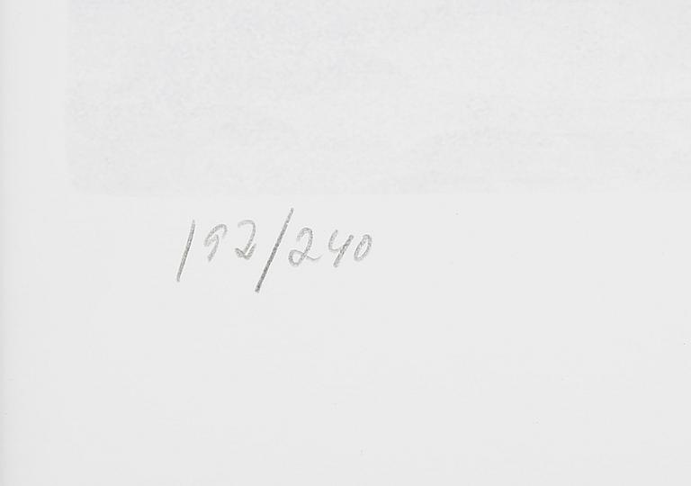 ALEXANDER VASILENKO, färglitografi, signerad och numrerad 192/240.