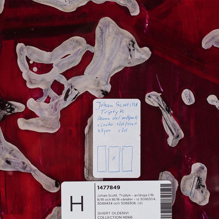 Johan Scott, Utan titel, triptyk.