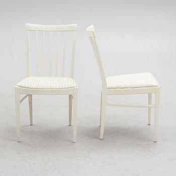 Carl Malmsten, chairs, 4 pcs, "Herrgården", Bodafors, 1961.