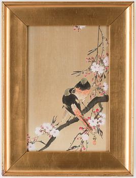 OHARA KOSON, färgträsnitt, 2 st, Japan 1900-talets början.